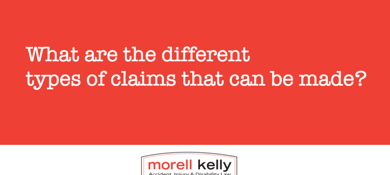 What are the different types of claims that can be made?